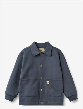 WHEAT Sweat Jacket L/S Carmine - GREYBLUE - 110 – kuva 1/1