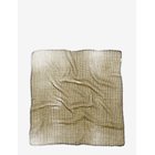 BECKSÖNDERGAARD Gingham Wica Scarf - YELLOW OLIVE - 65X 65 cm