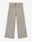BOBOLI Denim Stretch Trousers For Girl -Bci - LIGHT GREY - 122