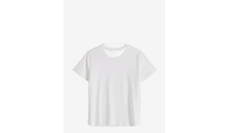 AIM´N Soft Basic Round-Neck Short Sleeve - WHITE - S – kuva 1/1