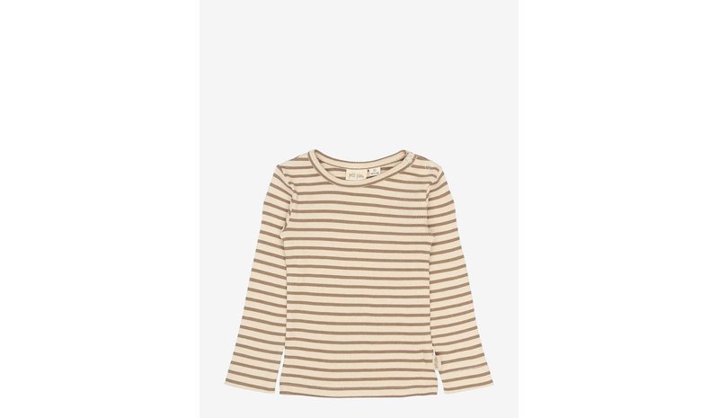 PETIT PIAO Ppsky L_S Tee - GINGER SNAP STRIPED - 56 – kuva 1/1