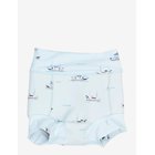 PETIT PIAO Ppexa Swim Diaper - ILLUSION BLUE BOAT AOP - 80/86