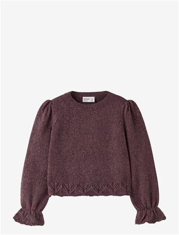 NAME IT Nmfruel Ls Knit - CATAWBA GRAPE - 98 – kuva 1/1