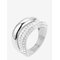 BY JOLIMA Big Double Crystal Ring - SILVER - 19 – kuva 1