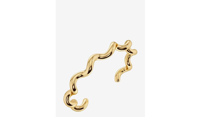 EDBLAD Spiral Bangle Gold L - GOLD - 5 cm – kuva 1/1