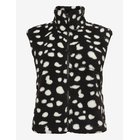NOISY MAY Nmmasey Aop Short Teddy Vest Noos - CHOCOLATE BROWN - S