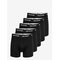 ONLY & SONS Onsfitz Solid Black Boxer 5-Pack - BLACK - XL – kuva 2