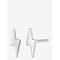 BUD TO ROSE Flash Stud Earring Silver - SILVER - One Size – kuva 1