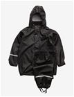 CELAVI Basic Rainsuit, Pu - BLACK STYLE 1145 - 98-104