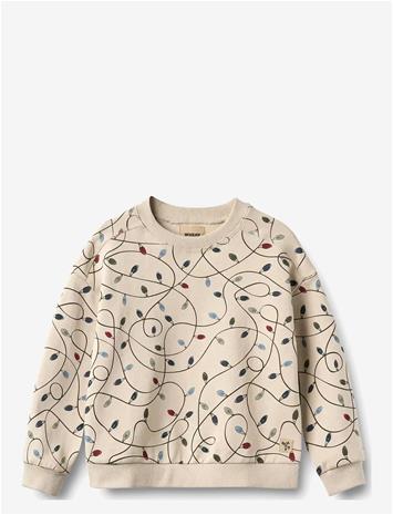 WHEAT Sweatshirt L/S Sandro - GREY CLOUD STRING LIGHTS - 104 – kuva 1/1