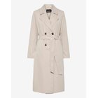 PIECES Pcscarlett Ls Trenchcoat Noos Bc - SILVER GRAY - XXL