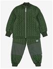 MIKK-LINE Duvet Set W. Fleece - KOMBU GREEN - 98