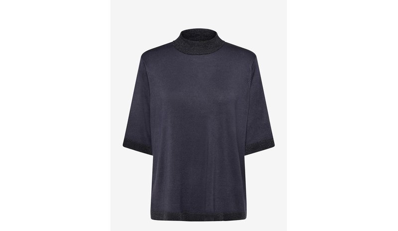 KAFFE CURVE Kcliama Lurex Pullover - GRAPHITE - L – kuva 1/1