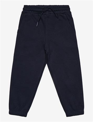 MANGO Cotton Jogger-Style Trousers - NAVY - 116