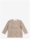 MIKK-LINE Wool/Bamboo Ls Top Aop - FLORAL SKETCH AOP - 80