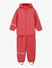 CELAVI Basic Rainwear Set -Recycle Pu - CAYENNE - 90