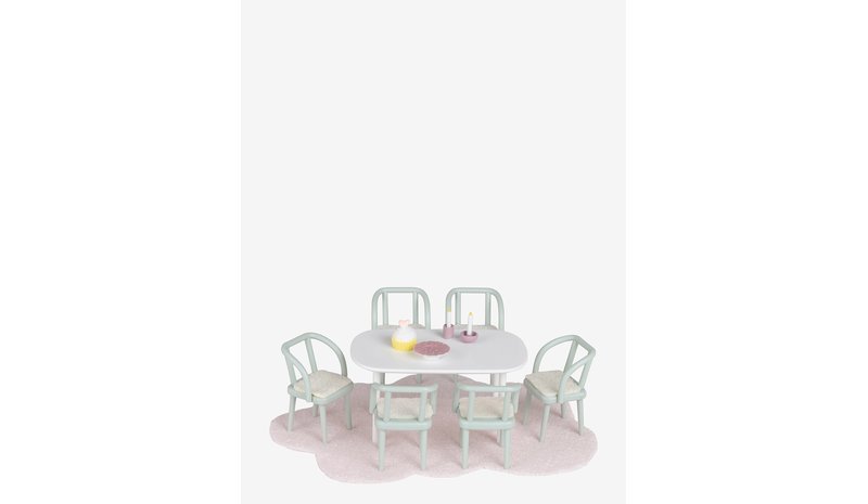 LUNDBY Lundby Matsalsmöbler 6 St - MULTI - One Size – kuva 1/1