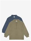 MINYMO Sweatshirt W.zip (2-Pack) - VETIVER - 140