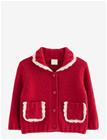 LINDEX Cardigan - DARK DUSTY RED - 68