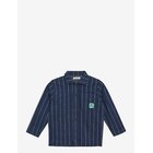 NOPPIES B Shirt Rockville Long Sleeve - N335 STRIPE PATTERN D.BLUE - 122