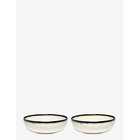 SERAX High Plate Dé Set/2 - OFF-WHITE/BLACK - Ø 12.9 cm