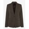 MANGO Fitted Suit Blazer - MEDIUM GREEN - 40 – kuva 1