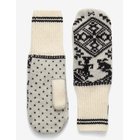 KARI TRAA Saga Knit Mittens - NWHITE - 7