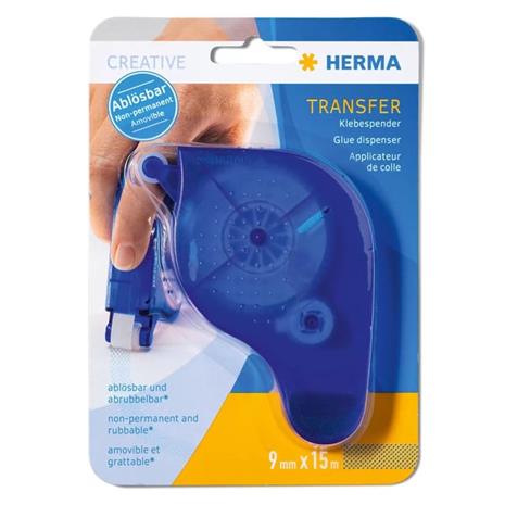 HERMA dispenser - transparent blue