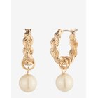 LAUREN RALPH LAUREN Pe 16Mm Huggie W Pearl Drop- Gld/ White - GLD/ WHITE - One Size 2.79 cm