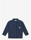 NOPPIES B Shirt Rockville Long Sleeve - N335 STRIPE PATTERN D.BLUE - 92