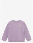 DAILY 7 Oversized Sweater Backprint - PURPLE MELANGE - 134