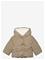 MANGO Fur-Effect Quilted Coat - MEDIUM BROWN - 74 – kuva 1