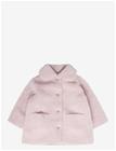 MANGO Reversible Shearling Coat - PINK - 110