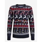 JACK & JONES Jjxmas Santa Knit Crew Neck Jnr - NAVY BLAZER - 176