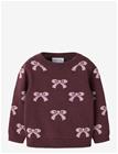 NAME IT Nmfrekka Ls Knit - CATAWBA GRAPE - 116