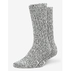 SMARTWOOL Everyday Cozy Heritage Rib Crew Socks - CHARCOAL - XL