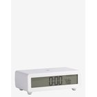 KARLSSON Alarm Clock Berlin Lcd W. Charger - WHITE - H 4.5 cm