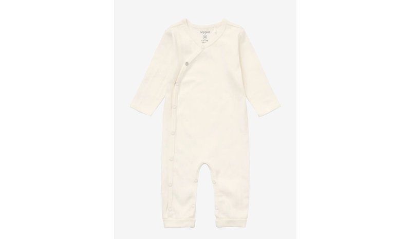 NOPPIES Playsuit Ls - EGRET - 68 – kuva 1/1