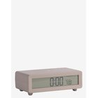 KARLSSON Alarm Clock Berlin Lcd W. Charger - WARM GREY - H 4.5 cm