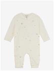 NOPPIES U Playsuit Nolan Long Sleeve - N318 ANIMALS PATTERN OFF WHITE - 62
