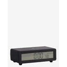 KARLSSON Alarm Clock Berlin Lcd W. Charger - BLACK - H 4.5 cm