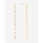 BY JOLIMA Cloé Earring Crystal - GOLD - One Size 5 cm