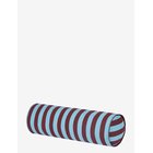 NOBODINOZ Vibes Cylinder Cushion 50X18 - BURGUNDY BLUE STRIPES - One Size