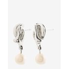 PILGRIM Starlight Pearl Earrings Silver-Plated - SILVER PLATED - One Size