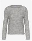 SAINT TROPEZ Sabbarasz Boatneck Pullover - MIST GREY MELANGE - XL