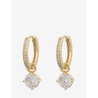 SNÖ OF SWEDEN Rola Round Ring Ear - G/CLEAR - One Size