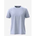 CALVIN KLEIN Ss Supima Chest Emb Crewneck Tee - HEAVENLY IRIS - S