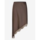 YAS Yaseveline Hw Midi Lace Skirt S. - D2D - CHOCOLATE BROWN - 34