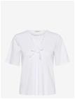INWEAR Alistoniw Bow Tshirt - PURE WHITE - XXS