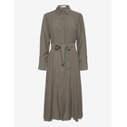 MANGO Vestido Camisero Raya Diplomática - BEIGE - KHAKI - XS